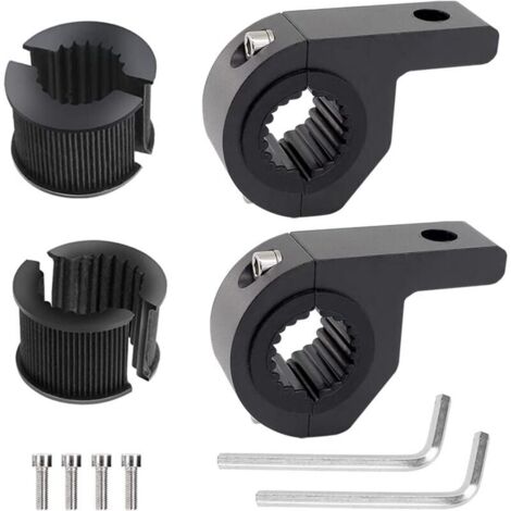 Supports de fixation pour phares de travail, supports de barre de support pour phares de travail de 19 à 32 mm, collier de serrage universel pour tuyaux avec accessoires pour véhicules tout-terrain, v (1/5)