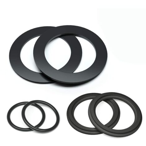 Kit de rondelles et bagues 25076RP pour raccords de 1,5 pouce, joints toriques en caoutchouc pour vannes plongeuses de piscine Intex et rondelles de rechange Intex (6 pièces) - 10745, 10262 et 10255 (1/5)