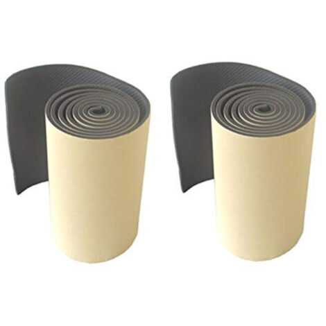 Protection autocollante pour pare-chocs de garage, 2 rouleaux de 200 cm x 20 cm x 4 mm pour murs de garage, pour protéger les portières et pare-chocs de voiture (1/4)