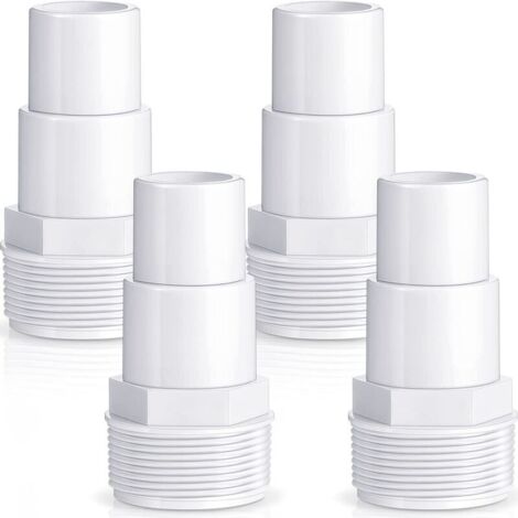 Adaptateur pour tuyau de 32 à 38 mm, Hayward SPX1091Z7 SPX1091Z4 Kit de remplacement de connexion de filtre de piscine 4pcs (1/5)