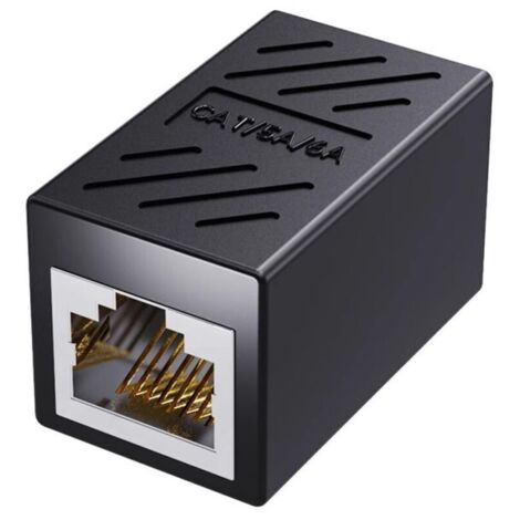 Coupleur RJ45, coupleur Ethernet en ligne pour Cat8/Cat7/Cat6/Cat5e, adaptateur d'extension Ethernet 1000 Mbit/s, connecteur LAN pour routeur, modem, commutateur, extension réseau, femelle vers femell (1/3)