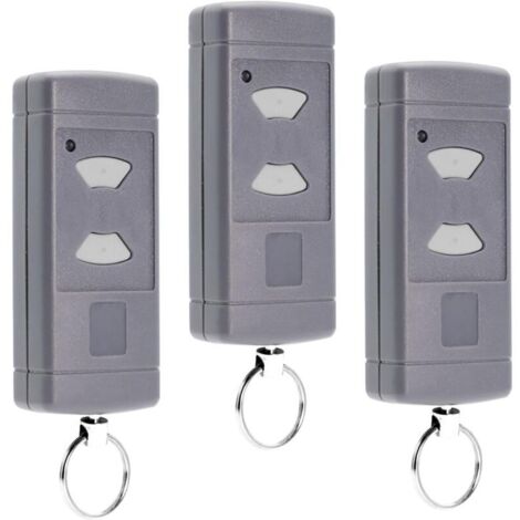 Lot de 3 télécommandes de Rechange pour émetteur portatif 40,685 MHz, avec Touches Grises HSM2-40, HSM4-40, HSE2-40, HSE4-40, HS2-40, HS4-40 (1/5)