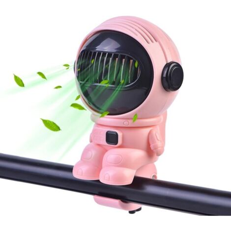 Ventilateur de landau à clipser sur la poussette, mini ventilateur portable rechargeable par USB, 5000 mAh, alimenté par batterie, amovible, essentiel des vacances de bébé, ventilateur pour lit