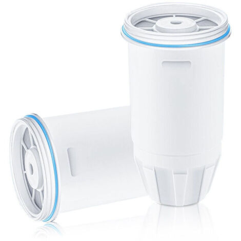 Filtre à eau de rechange pour carafes Zero, lot de 2. Filtres à eau compatibles avec les carafes Zero ZR-001, ZR-017, ZR-004, ZP-006, ZD-013 et ZS-008. (1/4)