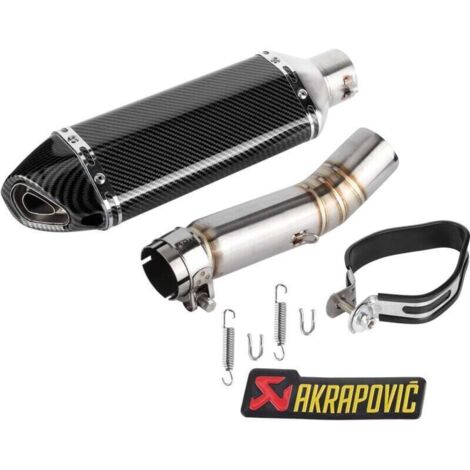 Système d'échappement Silencieux à enfiler avec DB Killer + Tuyau intermédiaire adapté pour CBR500R CB500F CB500X 2013-2015 (1/4)