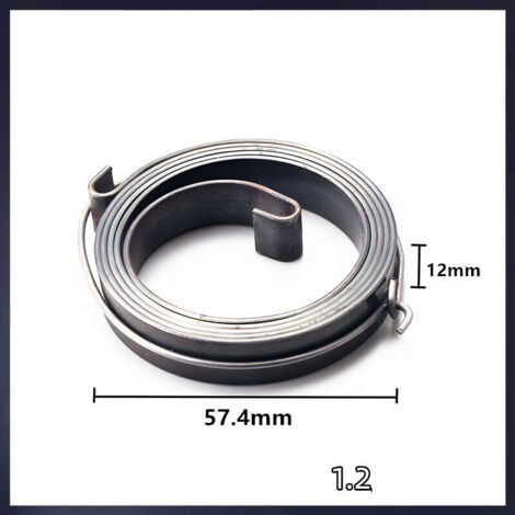 Ressort de lanceur pour tronçonneuse 5200 5800 52cc 58cc, pièces détachées 12mm (1/4)