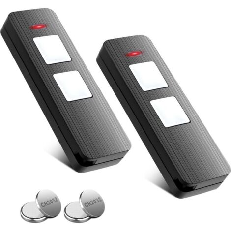 Lot de 2 Télécommande Pour Porte de Garage 868 MHz - 2 Canaux - Compatible avec Sommer S10019-00001, 4018V000, 4019V000 - Rolling Code