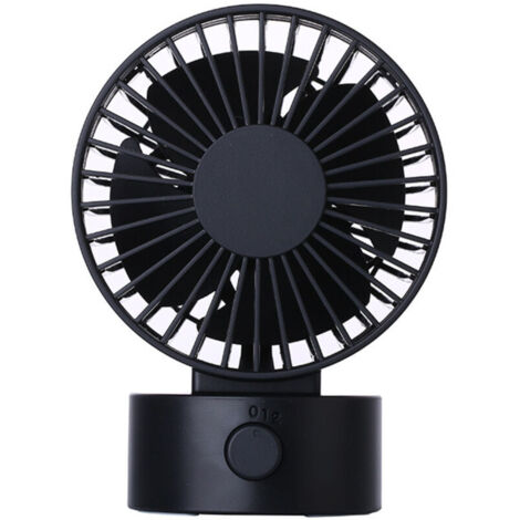 Mini ventilateur de bureau USB  102 × 79 × 138 mm, format de paume, silencieux, vitesse du vent à trois vitesses, un compagnon de refroidissement portable