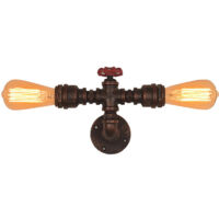 Rétro Vintage Narguilé Lumière Rétro Nostalgie Industrielle Applique Décor Applique Murale sans ampoules