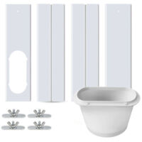 Lot de 4 Kit Calfeutrage Climatiseur Mobile, Joint Porte Fenetre Climatiseur Mobile
