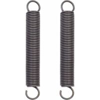 Ulisem2 Pièces Ressort de Traction Acier Ressort Comprimé étendu Ressorts à Double Crochet - 2x18x150mm