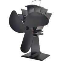 Ventilateur de poêle à bois à 3 pales – Ventilateur de poêle à bois – Ventilateur de poêle à granulés pour poêle à bois/cheminée