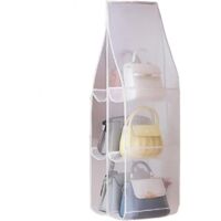 Organiseur de sac à main à suspendre pour sac à main, organiseurs à suspendre dans une armoire, organiseur de sac à main pour placard (couleur : blanc, taille : M)
