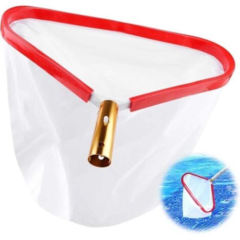Épuisette professionnelle pour piscine, avec cadre en aluminium, épuisette de bassin, épuisette, accessoires de piscine, filet profond pour nettoyer les feuilles de piscine, les insectes (1/4)