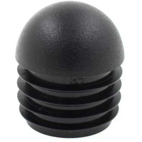 16 Pièces - Toutes Tailles - Inserts Bombés en Tube Rond Embouts Bouchons Bouchons pour Pieds de Meubles de Chaise de Table (22mm) (1/4)