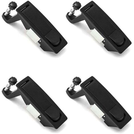 Lot de 4 loquets de compression en alliage de zinc, levier de chasse d'eau, plage de serrage réglable de 0,04 à 0,94 pouce (1/4)