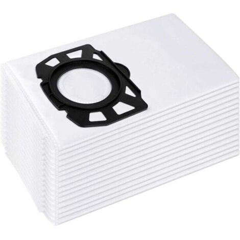 lot de 15 sacs d'aspirateur pour kärcher 2.863-006.0 sacs filtrants en non-tissé 487 wd4 wd5 wd6 wd5p wd6p premium mv4 mv5 mv6 sacs filtrants pour aspirateur humide et sec (1/4)