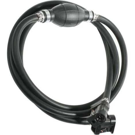 Tuyau de Carburant Essence Pompe pour Moto,Tuyau de Conduite de Carburant Moteur de Bateau,Kit de Connecteurs de RéservoirD'essence de Moteur,Convient à la Plupart des Moteurs Hors-bord (1/4)
