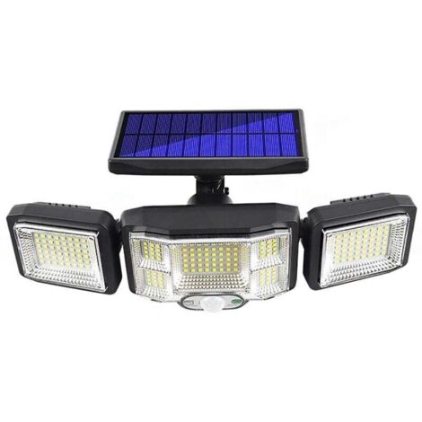 Lampes Murales De Sécurité à Énergie Solaire, Lampes D'extérieur à 3 Modes, Lampes De Sécurité à Énergie Solaire Étanches pour L'avant, La Porte, Le Garage, Le Patio, La Terrasse (1/4)