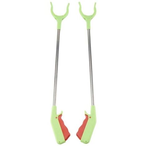 Pince Ramasse Déchets Jardin Griffe Outil 60 Cm 2 Pièces (1/4)