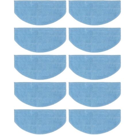 Lot do 10 Ensemble de remplacement en microfibre ultra-fine – Compatible avec Tikom G8000 / G8000 Pro, Honiture G20 / G20 Pro et Laresar Evol 3 – Pour aspirateur robot, propreté optimale (1/4)