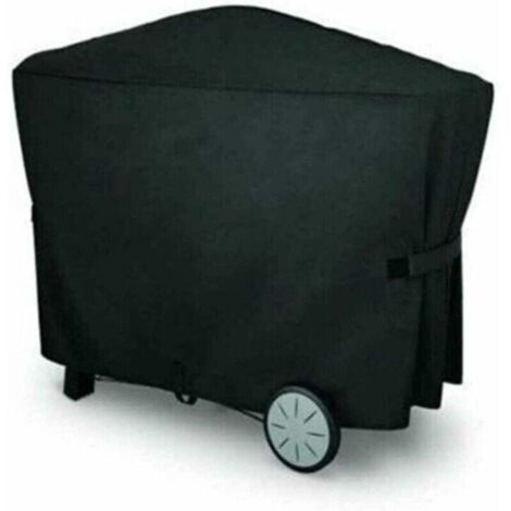 Housse pour barbecue à gaz, 112 x 65 x 94 cm, housse de protection extérieure, tissu imperméable et pare-soleil, housse pour barbecue Weber, noire (1/4)