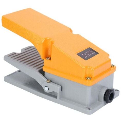 Pédale De Commande En Aluminium Pour Machine Outil Avec Interrupteur À Contact Argent (1/4)