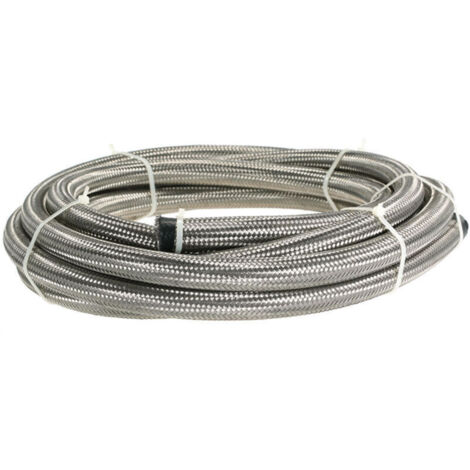 AN-6 AN6 en acier inoxydable tressé de carburant de carburant refroidisseur d'huile 2M (1/4)