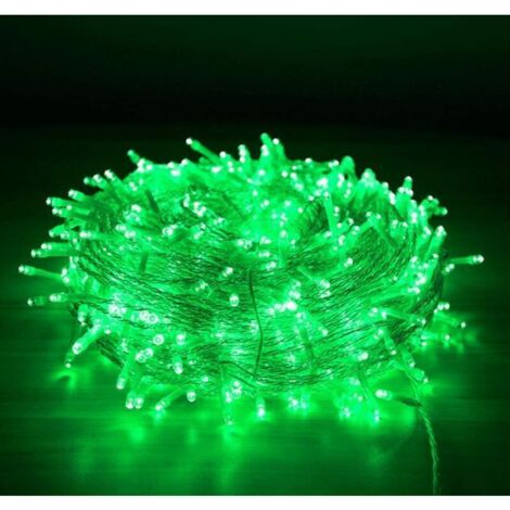Guirlande Lumière, 30M 300LED plug ,lumières de Noël LED string Light LED scintillant genie Light string Tree Light Christmas genie string light (Vert) (1/4)