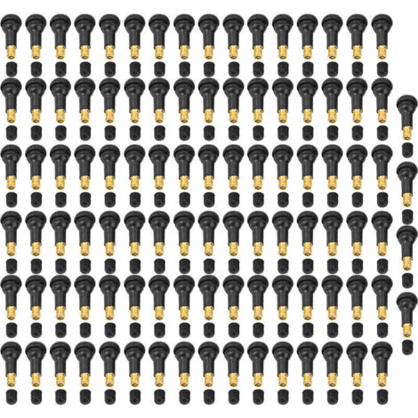 100 pièces de rechange universel pour moto de voiture Snap dans la tige de valve de pneu de pneu (TR413) Autres pièce de rechange pour voiture A (1/4)