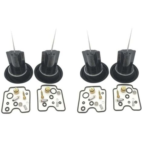 Kit Réparation Carburateur Moto 4 Ensembles Diaphragme Piston Pièces Carburateur (1/4)