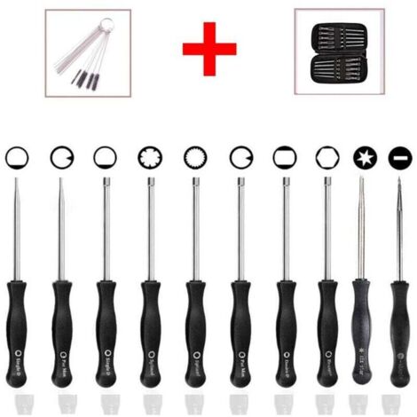 Lot de 10 tournevis pour carburateur de réglage commun à 2 cycles,Outil de réglage du carburateur pour petit moteur (1/4)