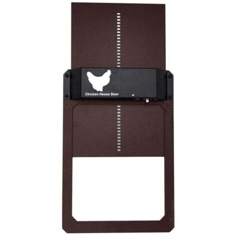 Ouvre-porte automatique pour poulailler avec capteur de lumière Fournitures pour animaux Fournitures pour volailles de basse-cour (1/4)