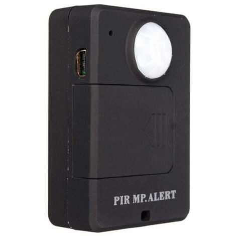 Mini Détecteur de Mouvement Infrarouge PIR GSM Sans Fil Alarme Antivol avec Prise UE (1/4)