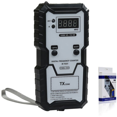 Détecteur IR Professionnel - Testeur de Fréquence pour Clés Voiture & Télécommandes - Portable et Précis (1/4)