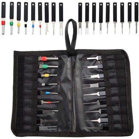Kit d'outils de retrait de borne de voiture 18 pièces, extracteur de connecteur de fil (1/4)