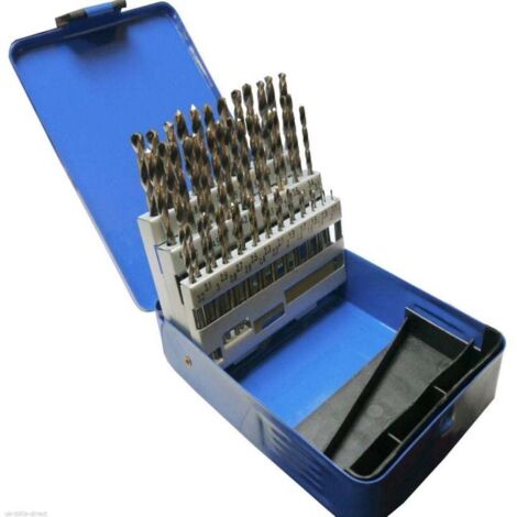 51pc de forets d'ingenierie Hss 1 - 6mm par increments 0.1mm (1/4)