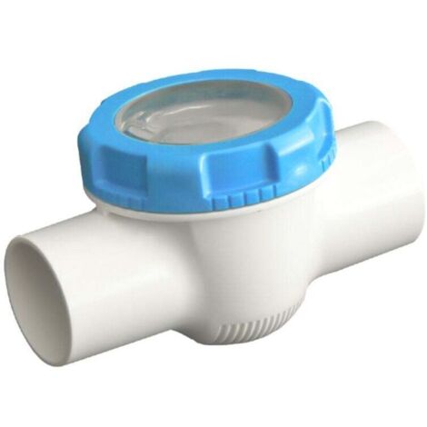 Clapets anti-retour à chambre transparente pour piscines, Piscine accessoires (1/4)