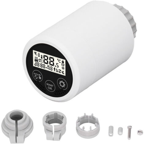 Vanne de radiateur intelligente Vanne de thermostat intelligente Contrôle d'application mobile Contrôleur de radiateur pour Zigbee (1/4)