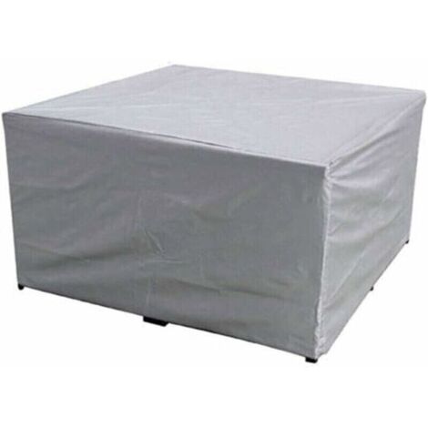 Housse de protection pour meubles de jardin - 150x150x75 CM - Tissu en polyester imperméable - Pour table et chaises de jardin - Anti-UV - Pour table de jardin rectangulaire et chaises (1/4)