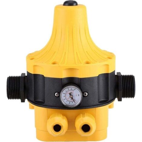 Pressostat Électronique IP65 220V - Contrôle Pompe à Eau Automatique avec Manomètre (1/4)