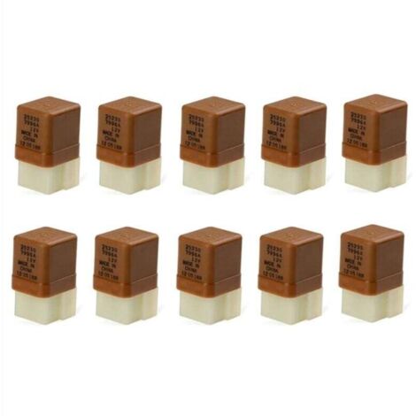 10 Pièces Nouveau Relais de Voiture 6 Broches 12 V pour Divers Modèles 25230-7996A 25230-79963 25230-C9963 25230 7996A (1/4)