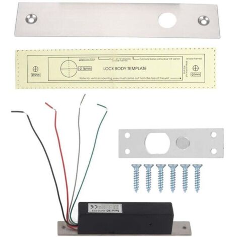 Serrure Magnétique électrique, Sécurisez Votre Entrée Avec un Délai D'accès, Serrure Magnétique à Retour De Signal De Bande Métallique, Pour Porte En Verre, Porte En Bois, Porte En Métal, Porte (1/4)
