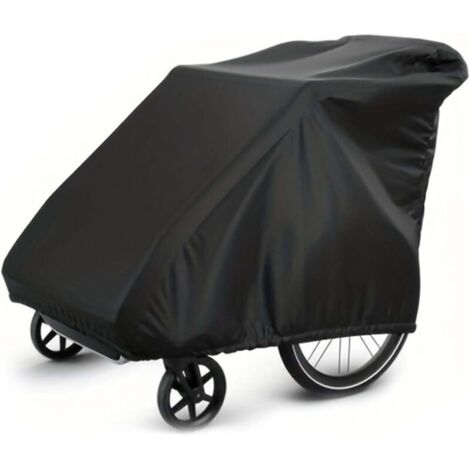 Housse de remorque de vélo imperméable,Housse de remorque de vélo imperméable de qualité supérieure, Tissu Oxford 210D imperméable et Coupe-Vent,140×84×100cm (1/4)