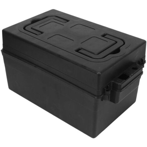 Boîtier de Batterie, Boîtier de Batterie de Moto électrique Boîtier de Stockage de Batterie de Scooter Portable étanche en Plastique A (1/4)