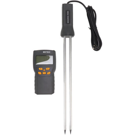 Testeur d'humidité des grains, écran LCD avec rétroéclairage, Compensation automatique de la température, outils de jardin A (1/4)