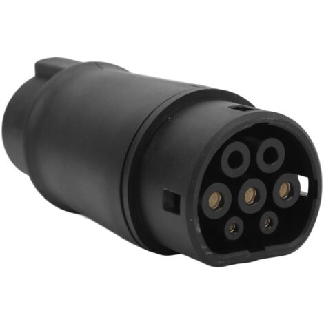 Adaptateur de Chargeur EV de Type 1 à Type 2 pour Véhicules Standard Américains vers Européens Protection IP54 (1/4)