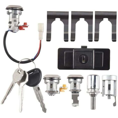 Cylindre de Serrure avec Clé Compatible Montero MK2 V31 V32 Modèle MR259744 (1/4)