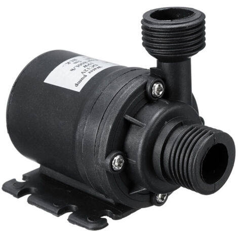 DC12V 5M 800L/H Pompe Submersible Haute Performance à Faible Bruit Buse 4 Points Pompe à Courant Continu Sans Balai, Câble 50 Cm (1/5)