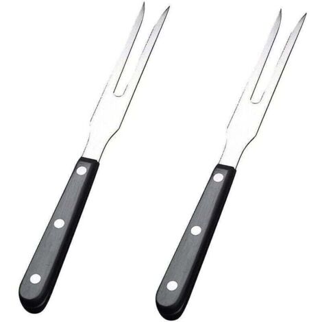 2 Pièces Fourchettes À Découper Fourchettes À Pot Fourchettes À Viande En Acier Inoxydable Pour BBQ Cuisine Dinde Rôti Dîner Festival (1/4)
